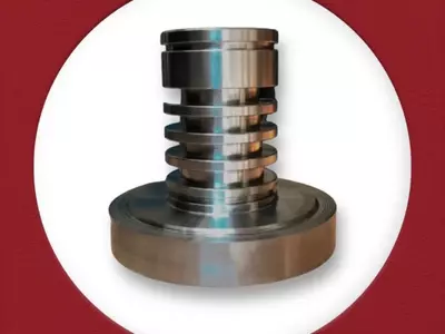 CNC-Turned Stainless Steel Shaft